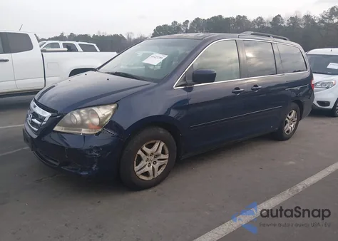 2007 Honda Odyssey Ex из США, поврежденный, VIN 5FNRL38407B088398